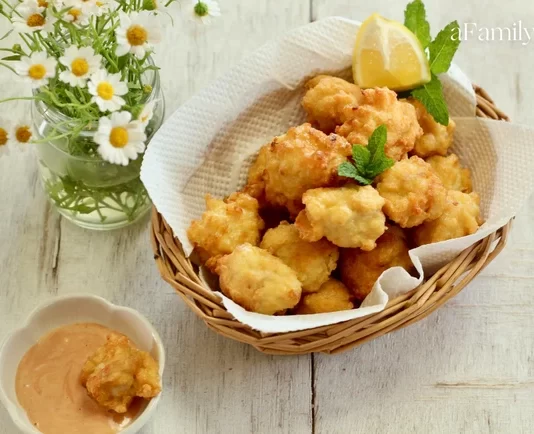 gà chiên xốp giòn