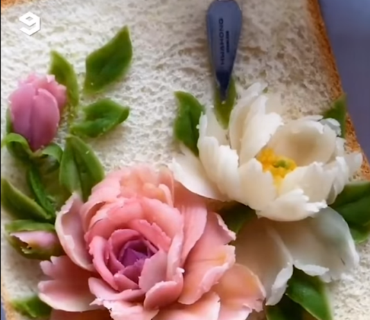 trang trí bánh sandwich