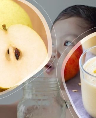 Quả lê nghiền nhuyễn