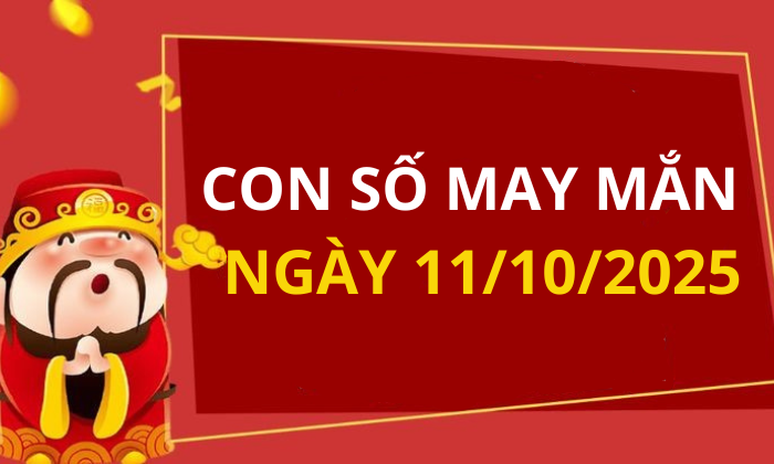 Con số may mắn hôm nay 11/10/2025 theo tuổi: Số thu hút tài lộc