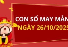 Con số may mắn hôm nay 26/10/2025 theo tuổi: Chọn số đón lộc