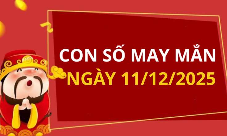 Con số may mắn hôm nay 11/12/2025 theo tuổi: Xem số phát lộc