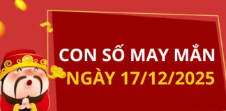 Con số may mắn hôm nay 17/12/2025 theo tuổi: Số đắc lộc cho tuổi của bạn
