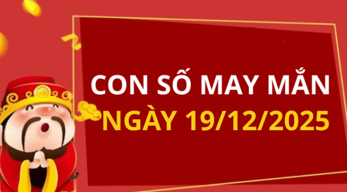 Con số may mắn hôm nay 19/12/2025 theo tuổi: Số cát giúp bạn phát tài