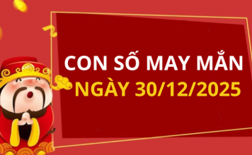 Con số may mắn hôm nay 30/12/2025 theo tuổi: Xem số vàng hợp tuổi bạn
