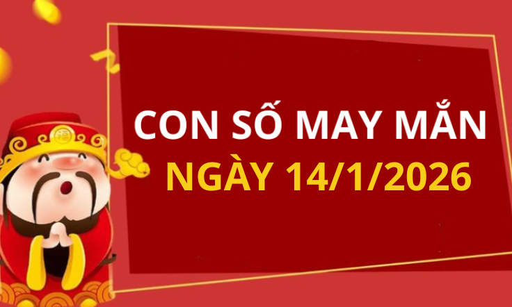 Con số may mắn hôm nay 14/1/2026 theo từng tuổi: Số cát giúp bạn đổi vận