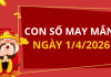 Con số may mắn hôm nay 1/4/2026 theo từng tuổi: Số đem lại cát lành cho bạn