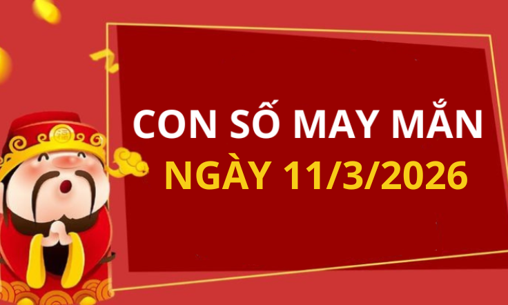 Con số may mắn hôm nay 11/3/2026 theo từng tuổi: Chọn số đón lộc
