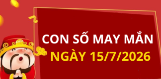 Con số may mắn hôm nay 15/7/2026 theo từng tuổi: Chọn số cát giúp bạn lấy may