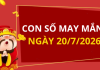 Con số may mắn hôm nay 20/7/2026 theo từng tuổi: Số giúp bạn đón lộc lớn