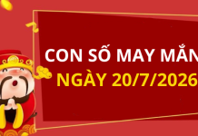 Con số may mắn hôm nay 20/7/2026 theo từng tuổi: Số giúp bạn đón lộc lớn