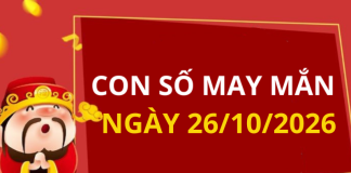 Con số may mắn hôm nay 26/10/2026 theo từng tuổi: Chọn số cát đổi vận tức thì